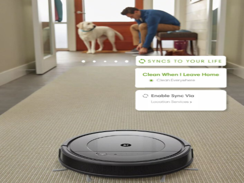 Set to automatically clean when you're away